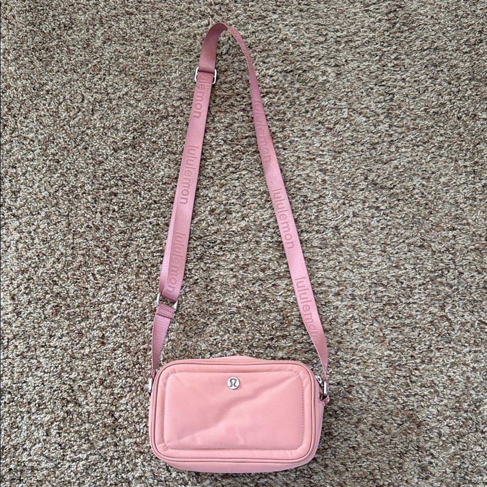 lululemon Pink Crossbody Camera Bag 2L